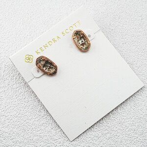 Kendra Scott Light Blue Glass Stud Earrings